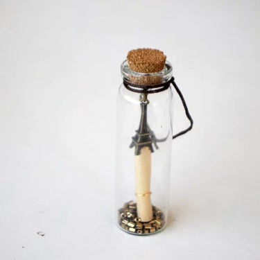 1Pc Mini Glass Wishing Bottle